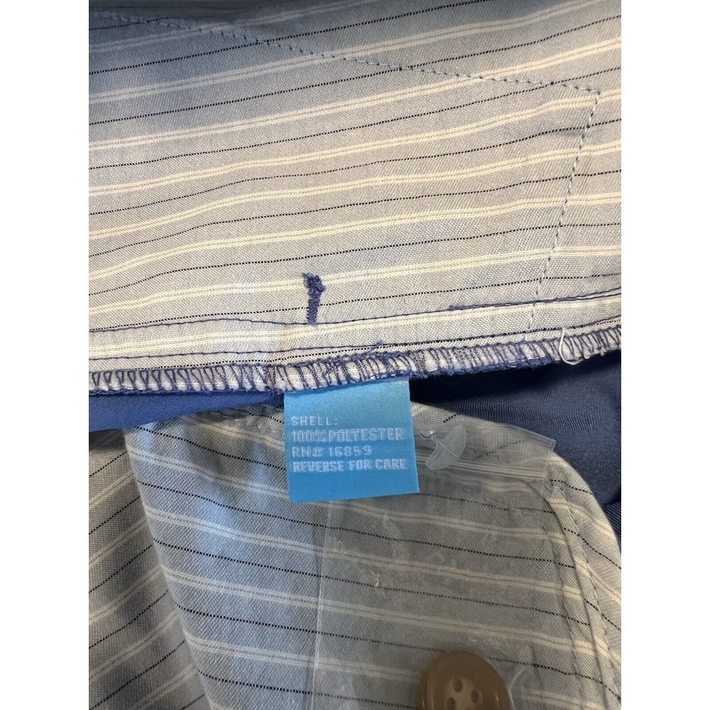 j mclaughlin Men's flat front golf shorts size 34‎ periwinkle blue - Picture 6 of 8